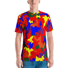 Load image into Gallery viewer, Pride Camo All Over Print - Short-Sleeve T-Shirt