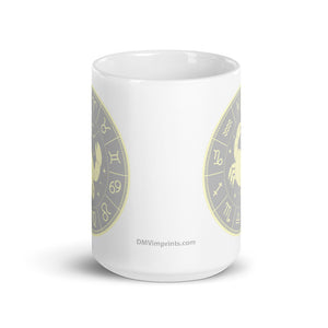 Cancer Zodiac – White Glossy Ceramic Mug (Printed Both Sides)