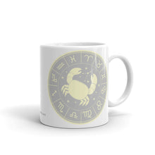 Load image into Gallery viewer, Cancer Zodiac – White Glossy Ceramic Mug (Printed Both Sides)
