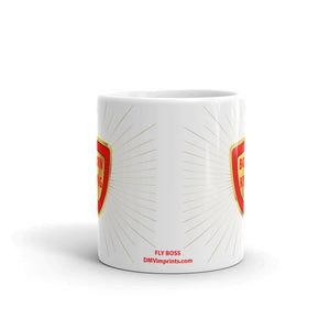 Born King – White Glossy Ceramic Mug (Printed Both Sides)