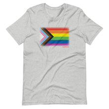 Load image into Gallery viewer, Progress Pride Flag – Premium Short-Sleeve T-Shirt