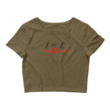 Load image into Gallery viewer, Family Over Everything (F.O.E.) #1 – Premium Crop Top T-Shirt