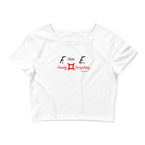 Family Over Everything (F.O.E.) #1 – Premium Crop Top T-Shirt