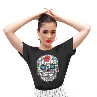 Sugar Skull #1 (Calavera) - Premium Short-Sleeve Unisex T-Shirt