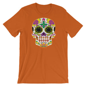 Sugar Skull #2 (Calavera) - Short-Sleeve Unisex T-Shirt