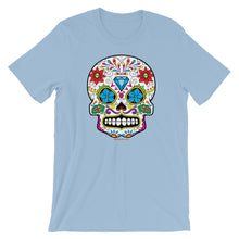 Load image into Gallery viewer, Sugar Skull #5 (Calavera) – Premium Short-Sleeve Unisex T-Shirt