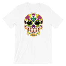 Load image into Gallery viewer, Sugar Skull #2 (Calavera) - Short-Sleeve Unisex T-Shirt