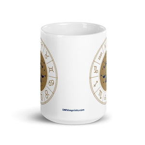 Libra Zodiac – White Glossy Ceramic Mug (Printed Both Sides)