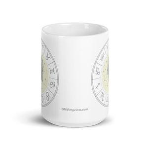 Virgo Zodiac – Premium White Glossy Ceramic Mug (Printed Both Sides)