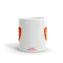 Load image into Gallery viewer, Born King – White Glossy Ceramic Mug (Printed Both Sides)