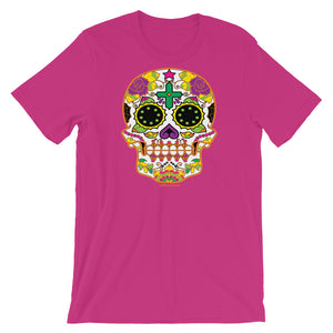 Sugar Skull #2 (Calavera) - Short-Sleeve Unisex T-Shirt