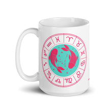 Load image into Gallery viewer, Pisces Zodiac – White Glossy Ceramic Mug (Printed Both Sides)
